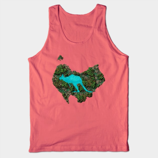 Kangaroo Island Tank Top by happyantsstudio